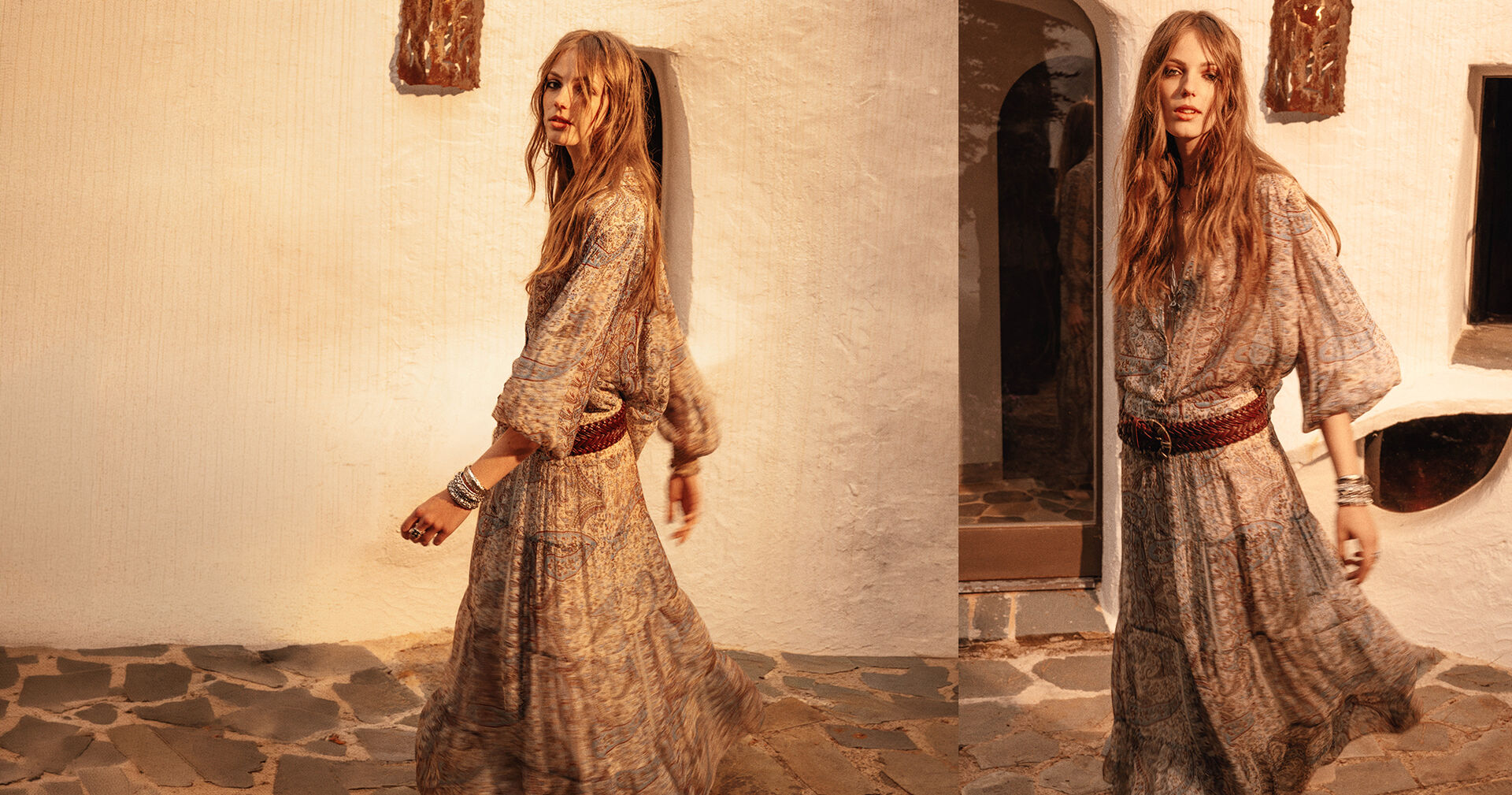 A model wearing a dress